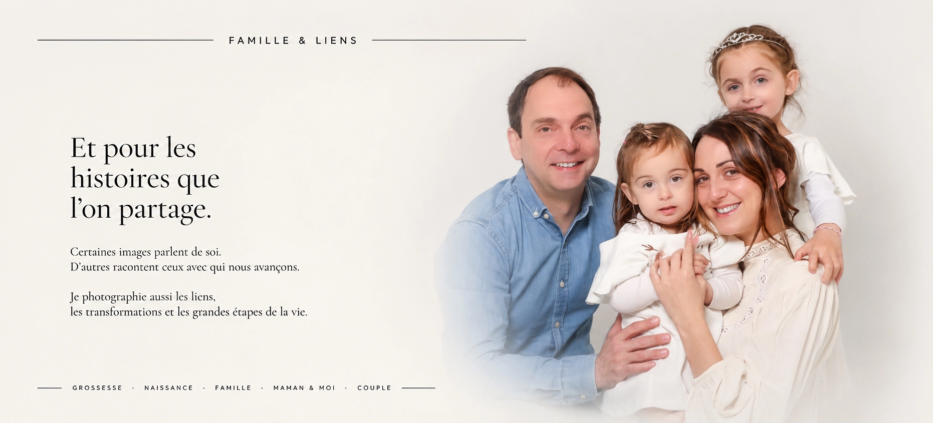 Séance photo famille à Lyon avec parents et enfants – Sarah Photographe