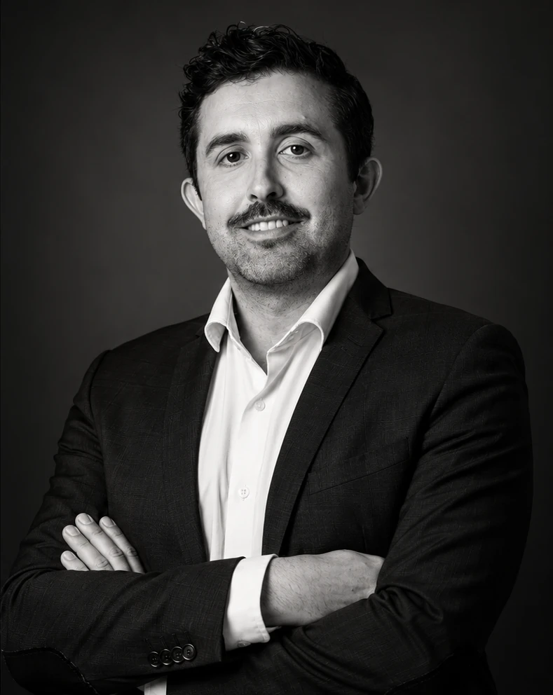 Portrait professionnel de Geoffrey réalisé par Lyon Photographe