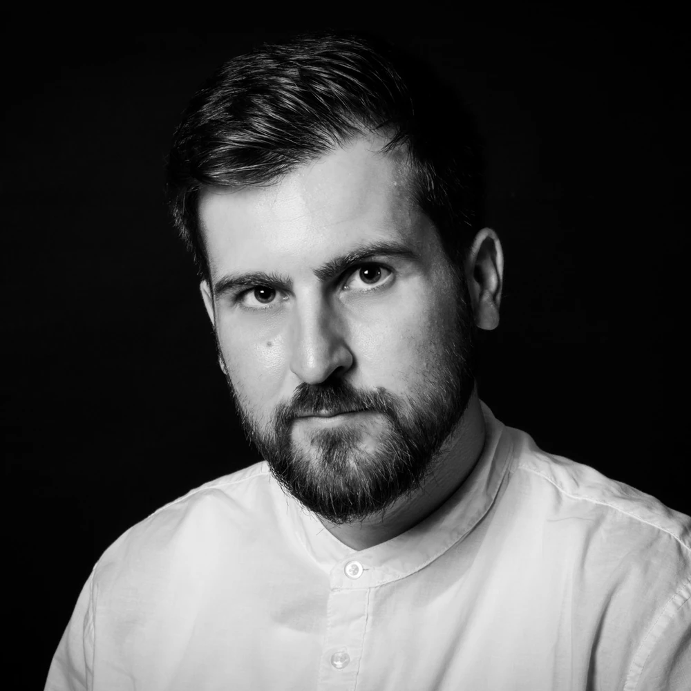 Portrait Leadership en noir et blanc d’un homme à Lyon