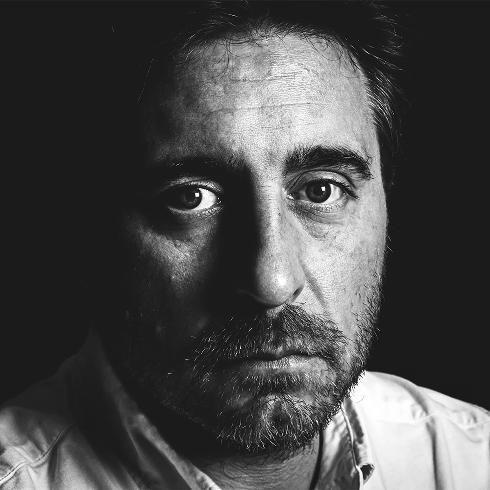 Portrait Leadership en noir et blanc réalisé en studio à Lyon