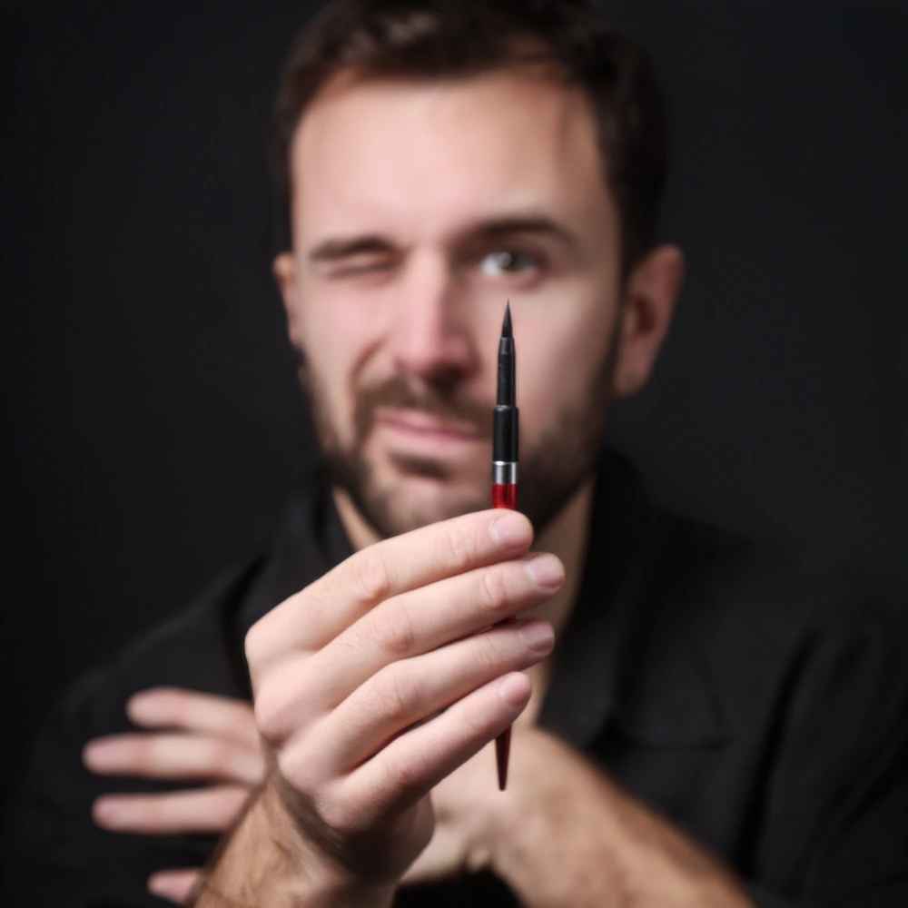 Portrait professionnel créatif d’un entrepreneur à Lyon